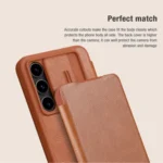 NILLKIN QIN Series Pro Sliding Camera Cover Design Leather Phone Case, For Samsung Galaxy S24 FE 5G - Image 8