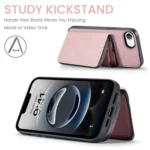 JEEHOOD J02 Magnetic Zipper Horizontal Flip Leather Phone Case, For iPhone 16e, For iPhone 16 Plus, For iPhone 16 - Image 6