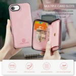 JEEHOOD J02 Magnetic Zipper Horizontal Flip Leather Phone Case, For iPhone 16e, For iPhone 16 Plus, For iPhone 16 - Image 7