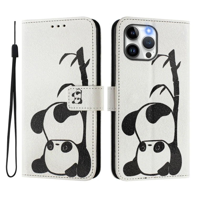 EDA007272809A_1.webp Art Colored Drawing Pattern Leather Phone Case, For iPhone 13 Pro - Image 2