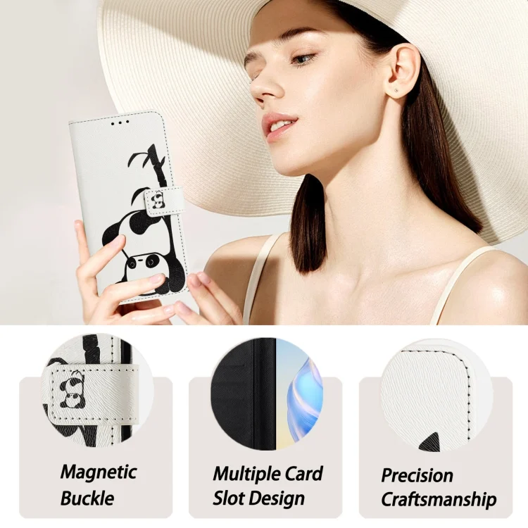 EDA007272809A_4.webp Art Colored Drawing Pattern Leather Phone Case, For iPhone 13 Pro - Image 5