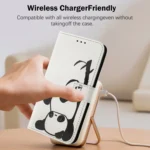 Art Colored Drawing Pattern Leather Phone Case, For iPhone 14 Plus - Image 6