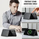 DG.MING MAGKING-K2 Series MagSafe RFID Card Bag Detachable Phone Case, For Samsung Galaxy S25 Edge 5G, For Samsung Galaxy S25 Ultra 5G, For Samsung Galaxy S24 Ultra 5G, For Samsung Galaxy S23 Ultra 5G - Image 7