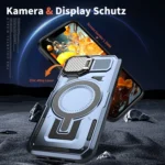 Shield Frame Holder MagSafe Phone Case, For iPhone 15, For iPhone 14 Plus - Image 2