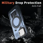 Shield Frame Holder MagSafe Phone Case, For iPhone 15, For iPhone 14 Plus - Image 5