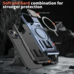 Shield Frame Holder MagSafe Phone Case, For iPhone 14, For iPhone 14 Pro - Image 6