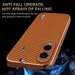 AZNS Electroplated Edge Carbon Fiber Texture Phone Case, For Samsung Galaxy S25 Edge 5G, For Samsung Galaxy S25 5G, For Samsung Galaxy S25+ 5G, For Samsung Galaxy S25 Ultra 5G... - Image 4