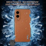 AZNS Electroplated Edge Carbon Fiber Texture Phone Case, For Samsung Galaxy S25 Edge 5G, For Samsung Galaxy S25 5G, For Samsung Galaxy S25+ 5G, For Samsung Galaxy S25 Ultra 5G... - Image 6