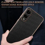 AZNS Electroplated Edge Carbon Fiber Texture Phone Case, For Samsung Galaxy S25 Edge 5G, For Samsung Galaxy S25 5G, For Samsung Galaxy S25+ 5G, For Samsung Galaxy S25 Ultra 5G... - Image 7