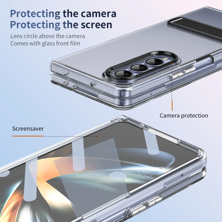 EDA007313308A_6.webp Ice-Cold Holder PC Hybrid TPU Phone Case, For Samsung Galaxy Z Fold3 - Image 7