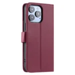 Ring Buckle Rhombic Leather Phone Case, For iPhone 14 Pro Max, For iPhone 7 / 8 / SE 2022, For iPhone 13 Pro Max, For iPhone 13 Pro - Image 3