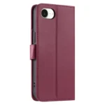 Ring Buckle Rhombic Leather Phone Case, For iPhone 16e, For iPhone 16 Pro Max, For iPhone 16 Pro, For iPhone 16 Plus - Image 3