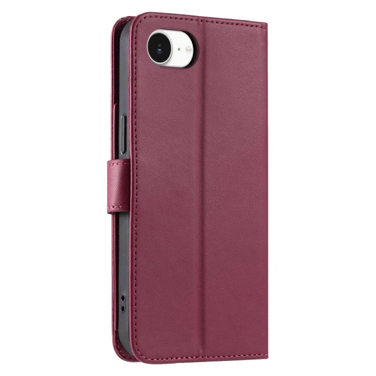EDA007329427A_2.webp Ring Buckle Rhombic Leather Phone Case, For iPhone 16e, For iPhone 16 Pro Max, For iPhone 16 Pro, For iPhone 16 Plus - Image 3
