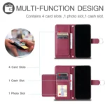Ring Buckle Rhombic Leather Phone Case, For iPhone 16e, For iPhone 16 Pro Max, For iPhone 16 Pro, For iPhone 16 Plus - Image 6