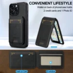 LC.IMEEKE L3 Series Detachable RFID Card Bag Magsafe Phone Case, For iPhone 16 Pro Max, For iPhone 16 Pro, For iPhone 16 Plus, For iPhone 16 - Image 3