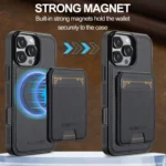 LC.IMEEKE L3 Series Detachable RFID Card Bag Magsafe Phone Case, For iPhone 16 Pro Max, For iPhone 16 Pro, For iPhone 16 Plus, For iPhone 16 - Image 5