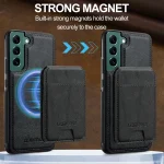LC.IMEEKE L3 Series Detachable RFID Card Bag Magsafe Phone Case, For Samsung Galaxy S21+ 5G, For Samsung Galaxy S21 Ultra 5G - Image 5