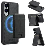 LC.IMEEKE L3 Series Detachable RFID Card Bag Magsafe Phone Case, For Samsung Galaxy S25 Edge 5G, For Samsung Galaxy S25 5G, For Samsung Galaxy S25+ 5G, For Samsung Galaxy S25 Ultra 5G