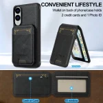 LC.IMEEKE L3 Series Detachable RFID Card Bag Magsafe Phone Case, For Samsung Galaxy S25 Edge 5G, For Samsung Galaxy S25 5G, For Samsung Galaxy S25+ 5G, For Samsung Galaxy S25 Ultra 5G - Image 3