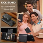 LC.IMEEKE L5 Series Detachable RFID Card Bag Magsafe Phone Case, iPhone 16e, For iPhone 15 Pro Max, For iPhone 15 Pro, For iPhone 15 Plus / 14 Plus - Image 7