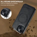 LC.IMEEKE L5 Series Detachable RFID Card Bag Magsafe Phone Case, For iPhone 15, For iPhone 14 / 13, For iPhone 14 Pro, For iPhone 14 Pro Max - Image 3