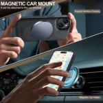 LC.IMEEKE L5 Series Detachable RFID Card Bag Magsafe Phone Case, For iPhone 15, For iPhone 14 / 13, For iPhone 14 Pro, For iPhone 14 Pro Max - Image 5