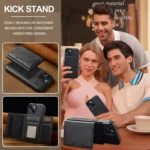 LC.IMEEKE L5 Series Detachable RFID Card Bag Magsafe Phone Case, For iPhone 15, For iPhone 14 / 13, For iPhone 14 Pro, For iPhone 14 Pro Max - Image 7