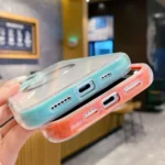 3 in 1 Airbag CD Texture MagSafe Phone Case, For iPhone 16 Pro Max, For iPhone 16 Pro - Image 7