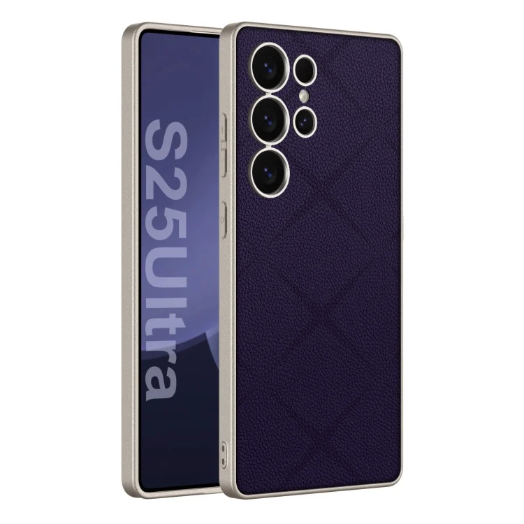 GKK Asterism Metal Paint Skin Feel Leather Full Coverage Phone Case, For Samsung Galaxy S25 Ultra 5G