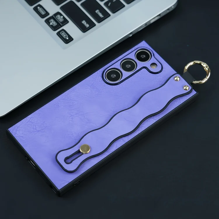 Wavy Wristband Bracket TPU Phone Case, For Samsung Galaxy S22 5G, For Samsung Galaxy S21 5G