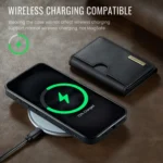 DG.MING M6 Series RFID Tri-fold Card Bag Removable Leather Phone Case, For iPhone 16 - Image 7