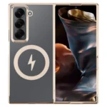 6D Glossy Electroplated PC MagSafe Phone Case, For Samsung Galaxy Z Fold Special / W25, For Samsung Galaxy Z Flip6 / Flip7 FE, For Samsung Galaxy Z Fold6, For Samsung Galaxy Z Fold5...