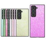 Black Frame Colorful Glitter Phone Case, For Samsung Galaxy Z Fold Special - Image 5