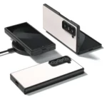 Black Frame Glitter Shockproof Phone Case, For Samsung Galaxy Z Fold Special - Image 2