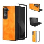 Dual Color Lichi Texture PU Phone Case, For Samsung Galaxy Z Fold Special