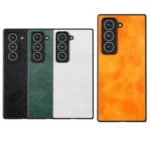 Dual Color Lichi Texture PU Phone Case, For Samsung Galaxy Z Fold Special - Image 5