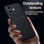 Litchi Leather Magnetic Full Coverage Shockproof Phone Case, For iPhone 16 Plus, For iPhone 16, For iPhone 15 Pro Max - Image 3