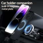 Litchi Leather Magnetic Full Coverage Shockproof Phone Case, For iPhone 16 Plus, For iPhone 16, For iPhone 15 Pro Max - Image 7