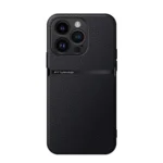 Litchi Leather Magnetic Full Coverage Shockproof Phone Case, For iPhone 15 Pro, For iPhone 15 Plus, For iPhone 15