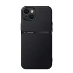 Litchi Leather Magnetic Full Coverage Shockproof Phone Case, For iPhone 14 Plus, For iPhone 14, For iPhone 14 Pro
