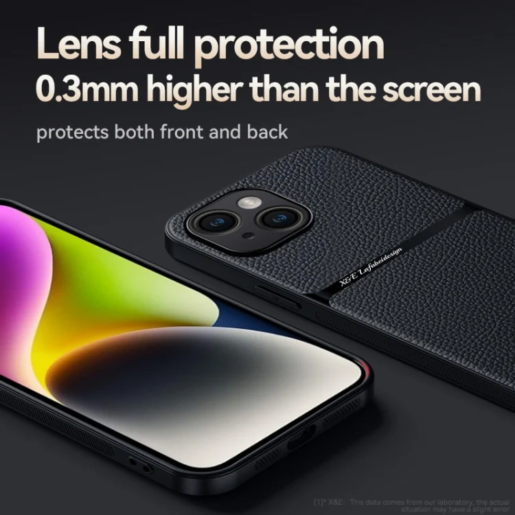 EDA007488909A_5.webp Litchi Leather Magnetic Full Coverage Shockproof Phone Case, For iPhone 14 Plus, For iPhone 14, For iPhone 14 Pro - Image 6
