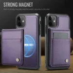 JEEHOOD J06 British Style RFID MagSafe Card Bag PU Phone Case, For iPhone 11, For iPhone 11 Pro, For iPhone X / XS, For iPhone XS Max - Image 2