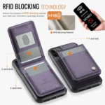 JEEHOOD J06 British Style RFID MagSafe Card Bag PU Phone Case, For iPhone 11, For iPhone 11 Pro, For iPhone X / XS, For iPhone XS Max - Image 3