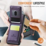 JEEHOOD J06 British Style RFID MagSafe Card Bag PU Phone Case, For iPhone 11, For iPhone 11 Pro, For iPhone X / XS, For iPhone XS Max - Image 6