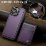 JEEHOOD J06 British Style RFID MagSafe Card Bag PU Phone Case, For iPhone 14 Pro Max, For iPhone SE 2022 / SE 2020 / 8, For iPhone 13 Pro Max, For iPhone 13 Pro - Image 2