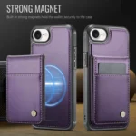 JEEHOOD J06 British Style RFID MagSafe Card Bag PU Phone Case, For iPhone 16e, For iPhone 16 Pro Max, For iPhone 16 Pro, For iPhone 16 Plus - Image 2