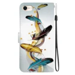 Crystal Texture Colored Drawing Leather Phone Case, For iPhone 7 / 8 / SE 2022 - Image 3