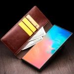 QIALINO Genuine Leather Phone Case, For Samsung Galaxy S25 5G, For Samsung Galaxy S25+ 5G, For Samsung Galaxy S25 Ultra 5G - Image 3