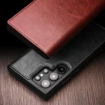 QIALINO Genuine Leather Phone Case, For Samsung Galaxy S25 5G, For Samsung Galaxy S25+ 5G, For Samsung Galaxy S25 Ultra 5G - Image 5