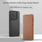NILLKIN QIN Series Pro Sliding Camera Cover Design Leather Phone Case, For Samsung Galaxy S25 Edge 5G, For Samsung Galaxy S25 5G, For Samsung Galaxy S25+ 5G, For Samsung Galaxy S25 Ultra 5G - Image 4